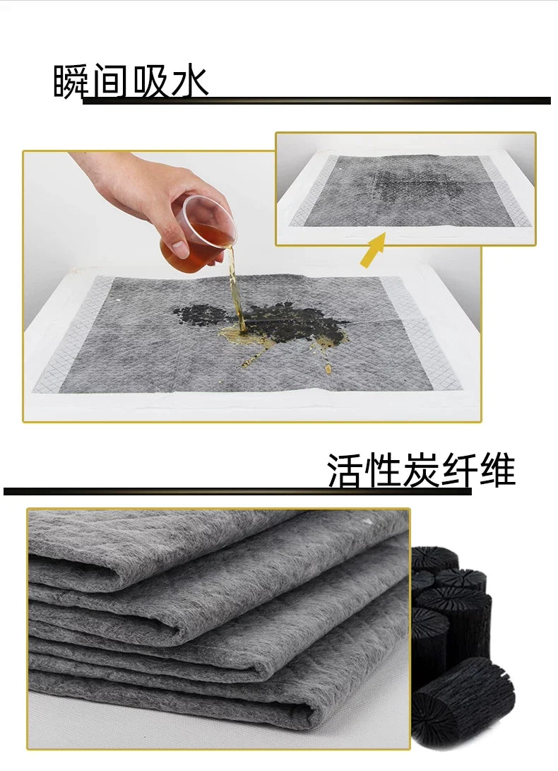 Wholesale Pet Pee Pads Bamboo Charcoal Thickened Deodorizing Dog Pee Pads Disposable Absorbent Pads Diapers for Small Pets