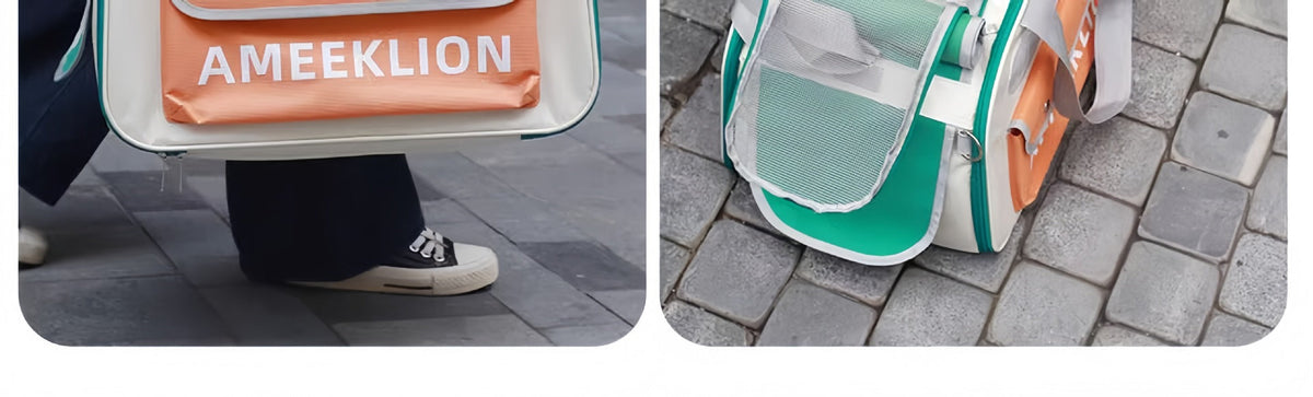 Cat Bag Outgoing Portable Cat Dog Backpack Cat Cage Breathable Crossbody Portable Cat Bag Large Capacity Pet Bag