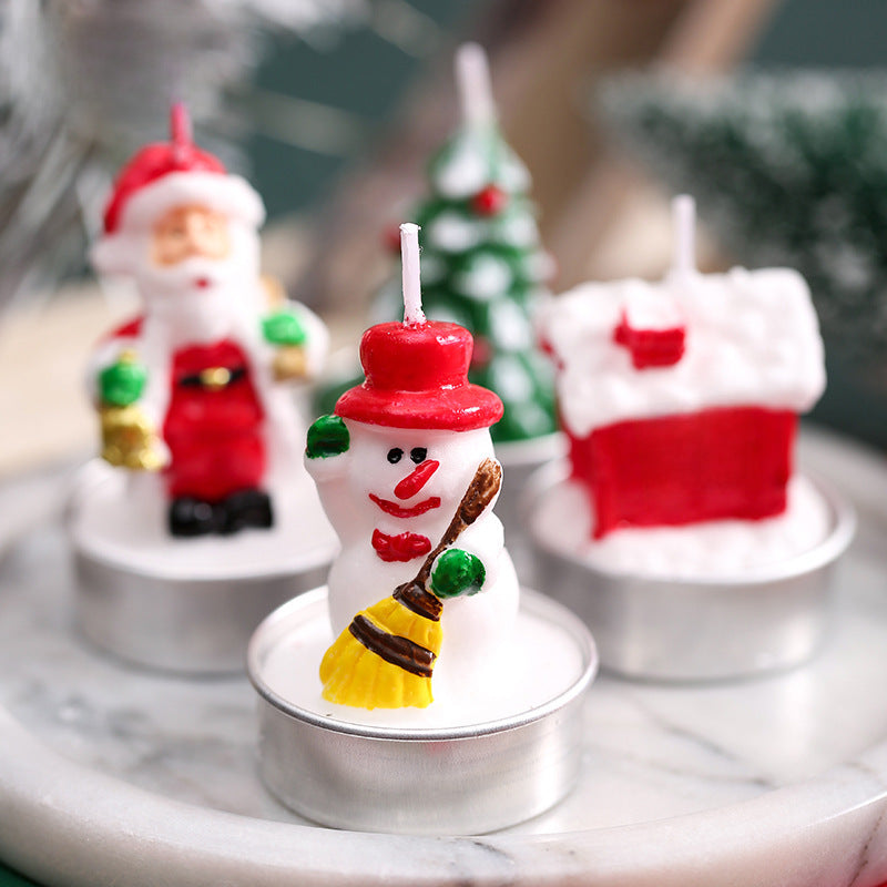 Byme Christmas Smokeless Scented Candles Creative Birthday Gifts Christmas Decorations Nordic Style Fragrance Ornaments