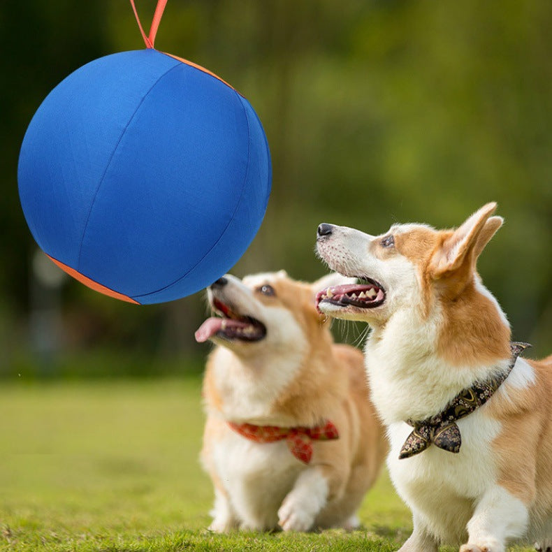 Cross-Border Sheep Horse Dog Herding Ball—Durable Solid Color Polyester Inflatable Training and Exercise Toy Pet Game Ball