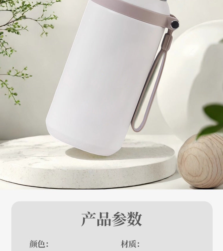 Foreign Trade Christmas Gift Thermos Cup, Large Capacity Water Bottle, Outdoor Sports Water Bottle, Cold-Keeping Ice Cup, Customizable