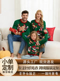 Amazon's New Christmas Sweater Parent-Child Suit European and American Style Christmas Family Knitted Sweater Ready for Sale