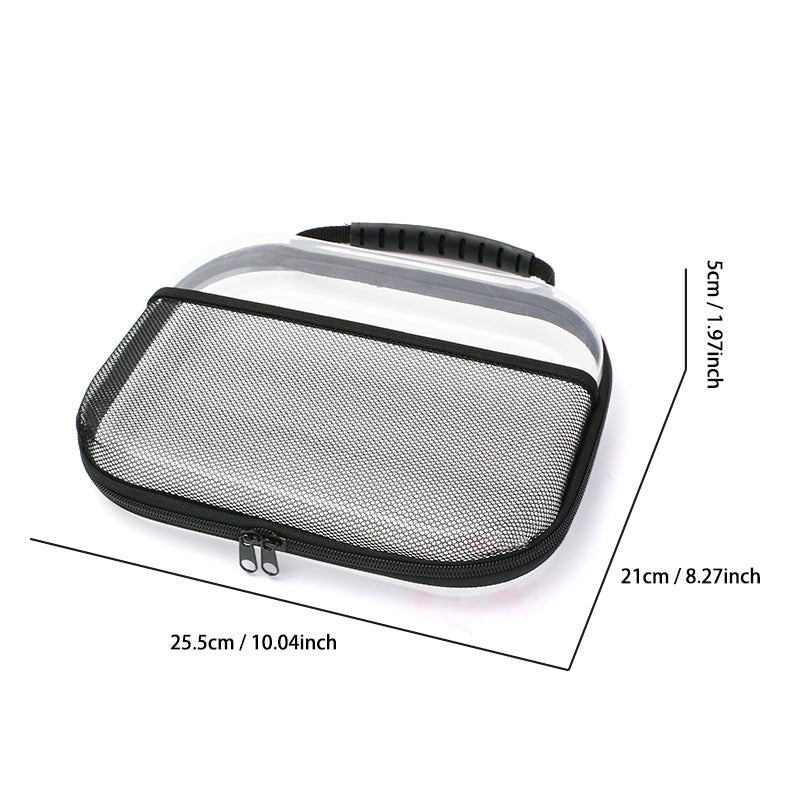 2025 Cross-Border Amazon Pet Mesh Tote Bag Zipper Mesh Storage and Sorting Bag Storage Bag Cross-Border Hot Seller