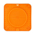 Dog Big Suction Cup Pet Anti-bite Slow Food Mat Lick Mat Silicone Slow Food Mat Cat and Dog Placemat Dog Lick Plate Food Basin
