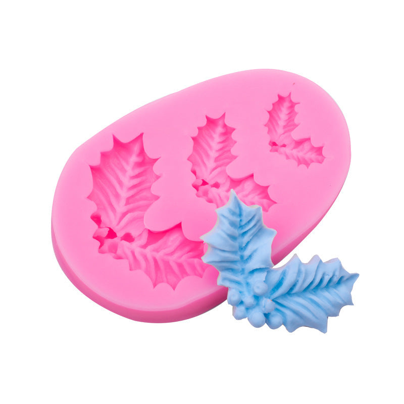 DIY Baking Christmas Series 6 Piece Set Flip Cake Christmas Party Silicone Mold Cake Decoration Spot