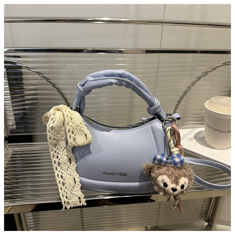 Simple and Stylish Korean-Style Handbag 2025 Summer New Small Square Bag for Women, Casual and Fresh Single Shoulder Crossbody Bag