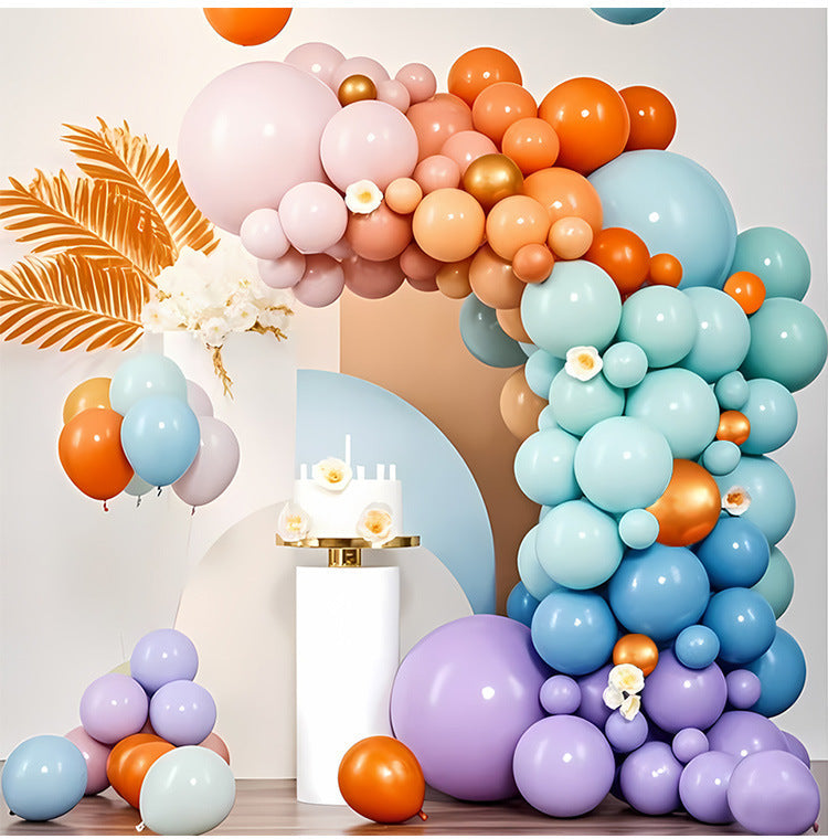 Balloon Chain Arch Set Scene Layout High-End Atmosphere Opening Birthday Party Decorations Anniversary Package