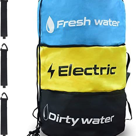 Cross-Border Rv Outdoor Hose Bag, Outdoor Travel Waterproof Hose Storage Bag, Dustproof Storage Bag for Wires and Miscellaneous Items