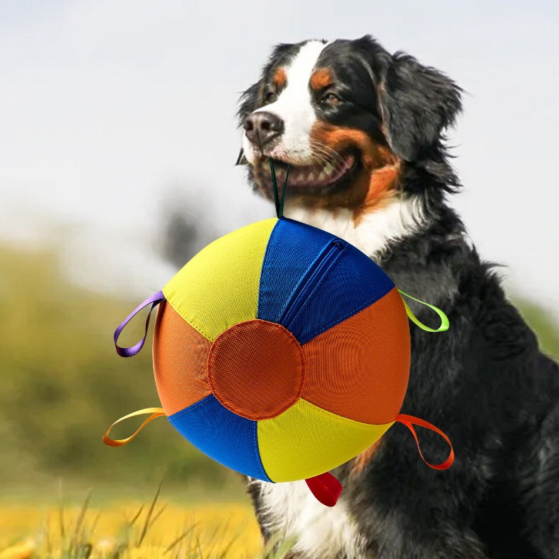 Cross-Border Sheep Horse Dog Herding Ball—Durable Solid Color Polyester Inflatable Training and Exercise Toy Pet Game Ball