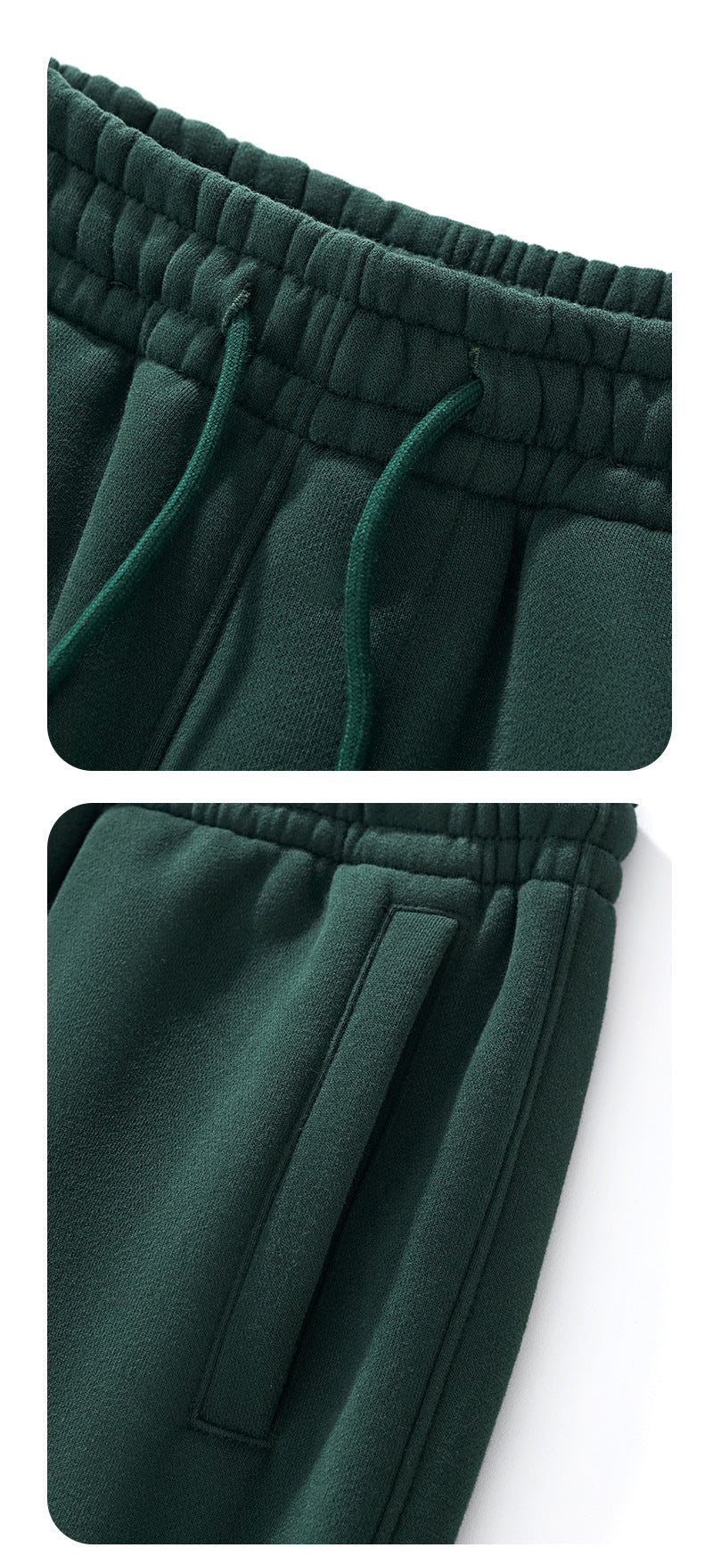 Cai Xiang Island Men's Clothing | Autumn and Winter 350g Dopamine Fleece Oversized Loose Trendy Brand Men's Sweatshirt and Pants Set