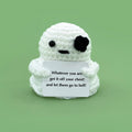 Cross-Border Amazon Handmade Knitted Doll Halloween Gift Ghost Little Devil Grim Reaper Emotional Plush Toy Wholesale
