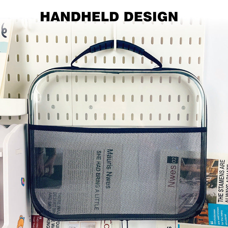 2025 Cross-Border Amazon Pet Mesh Tote Bag Zipper Mesh Storage and Sorting Bag Storage Bag Cross-Border Hot Seller