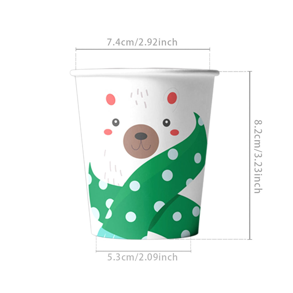 Amazon New Product Christmas Decoration Party Tableware Cartoon Snowman Christmas Napkin Party Holiday Paper Plate