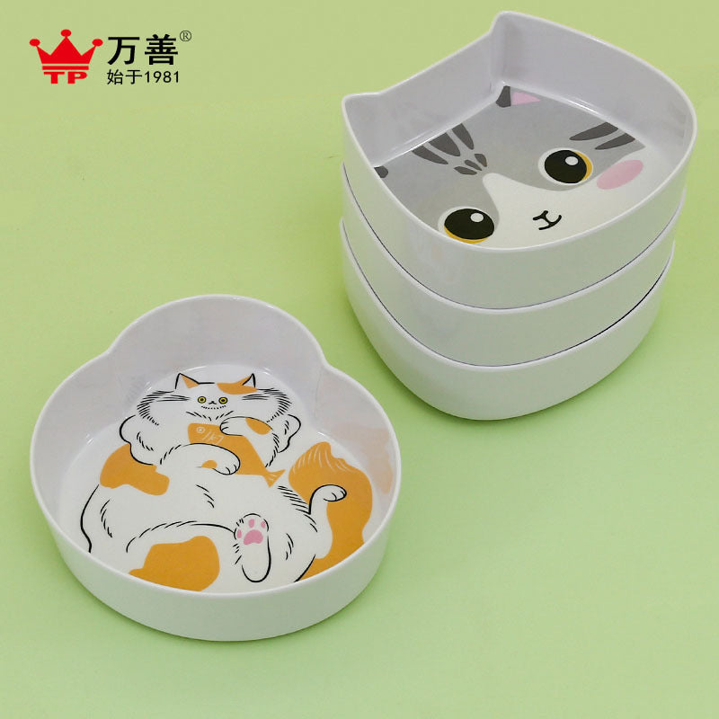 Cross-border cute cute neck protection pet bowl drinking bowl food bowl cat eating bowl is not easy to knock over cat bowl cat food bowl