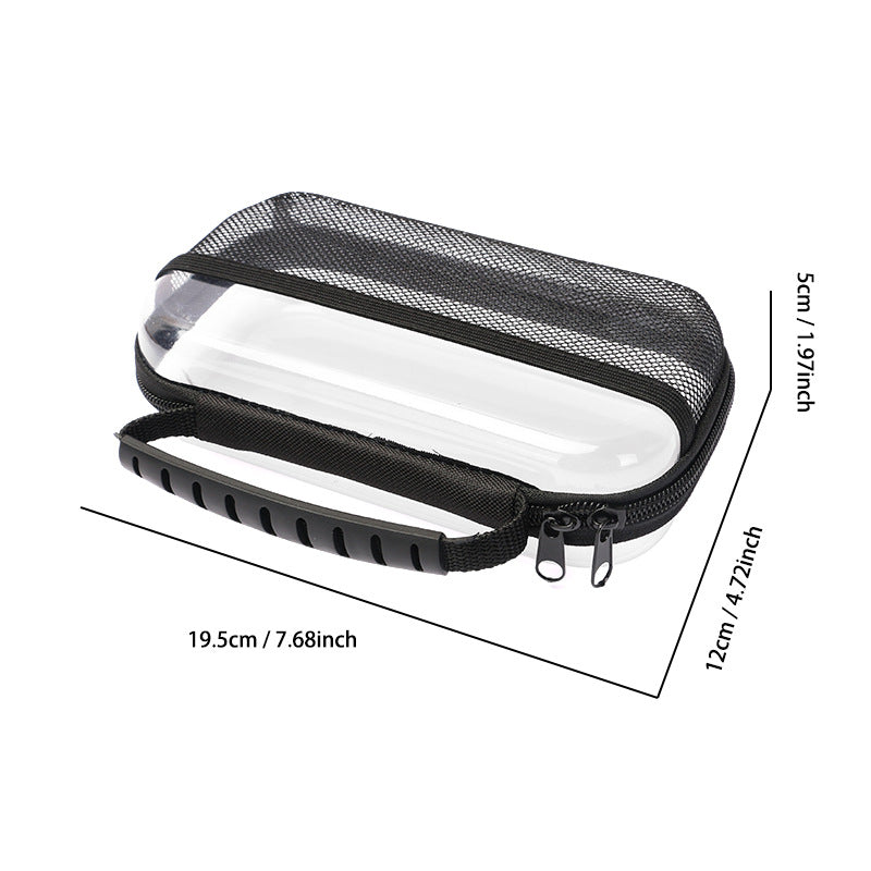 2025 Cross-Border Amazon Pet Mesh Tote Bag Zipper Mesh Storage and Sorting Bag Storage Bag Cross-Border Hot Seller