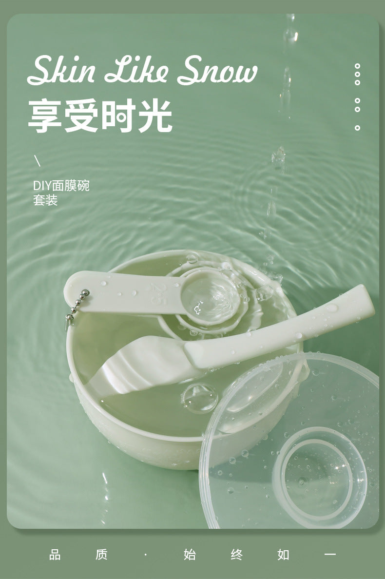Keqi Makeup Set Bowl Mini DIY Mask Bowl Mixing Stick Homemade Mask Tool Beauty Bowl Waterproof Skin Care