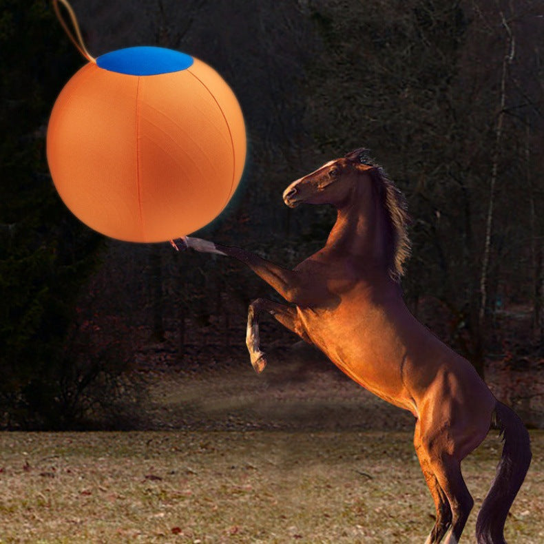 Cross-Border Sheep Horse Dog Herding Ball—Durable Solid Color Polyester Inflatable Training and Exercise Toy Pet Game Ball
