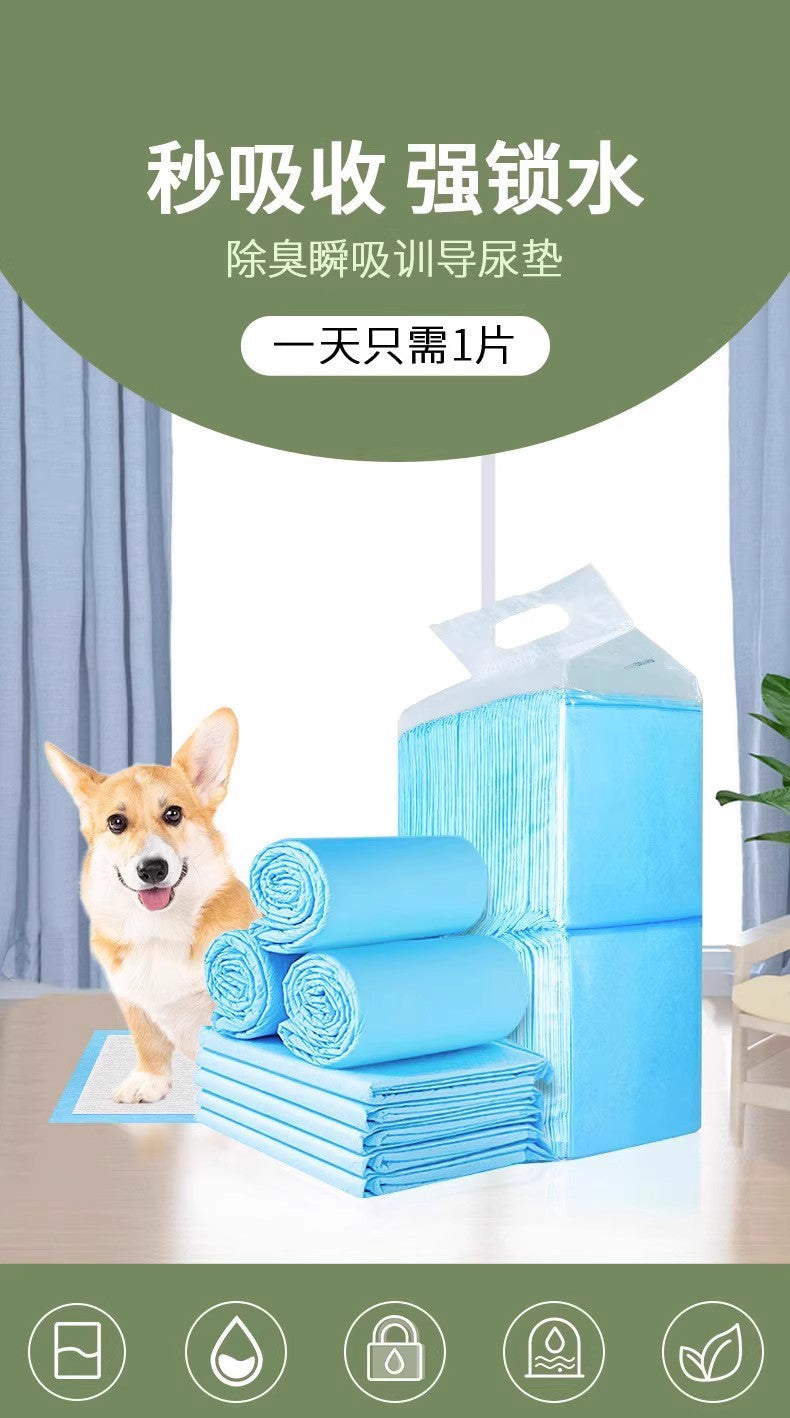 Pet Pee Pads, Thickened, Deodorizing, Absorbent, Dog Pee Pads, Cat Pee Pads, Teddy Toilet Disposable Diapers Wholesale