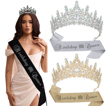 Europe and the United States new fashion CHRISTMAS headdress hair accessories splicing color MERRY CHRISTMAS CHRISTMAS hairband wholesale