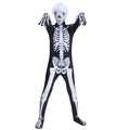 Halloween clothes spoof skeleton jumpsuit cosplay skeleton horror toy game parent party costume