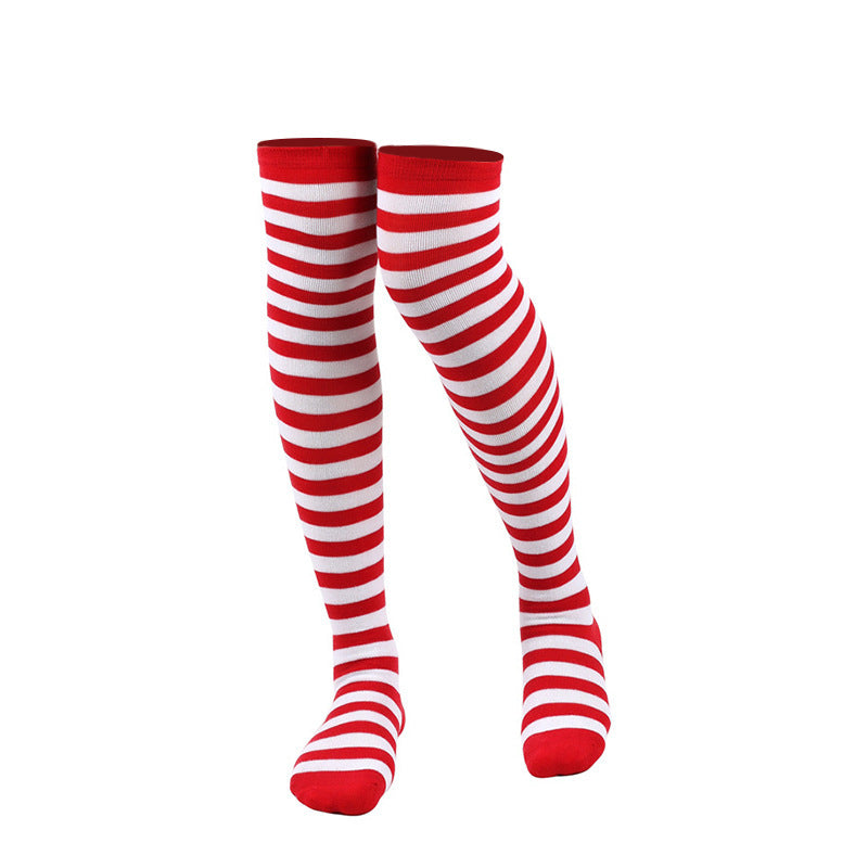European and American Christmas clothing adult women's hooded Christmas skirt red and green dress performance clothing a generation of hair