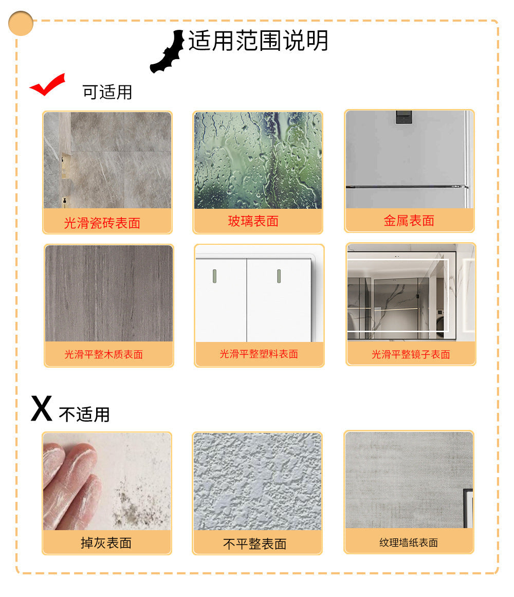 MT-WS1-6 foreign trade Halloween decorative toilet stickers personalized toilet bathroom toilet stickers wholesale