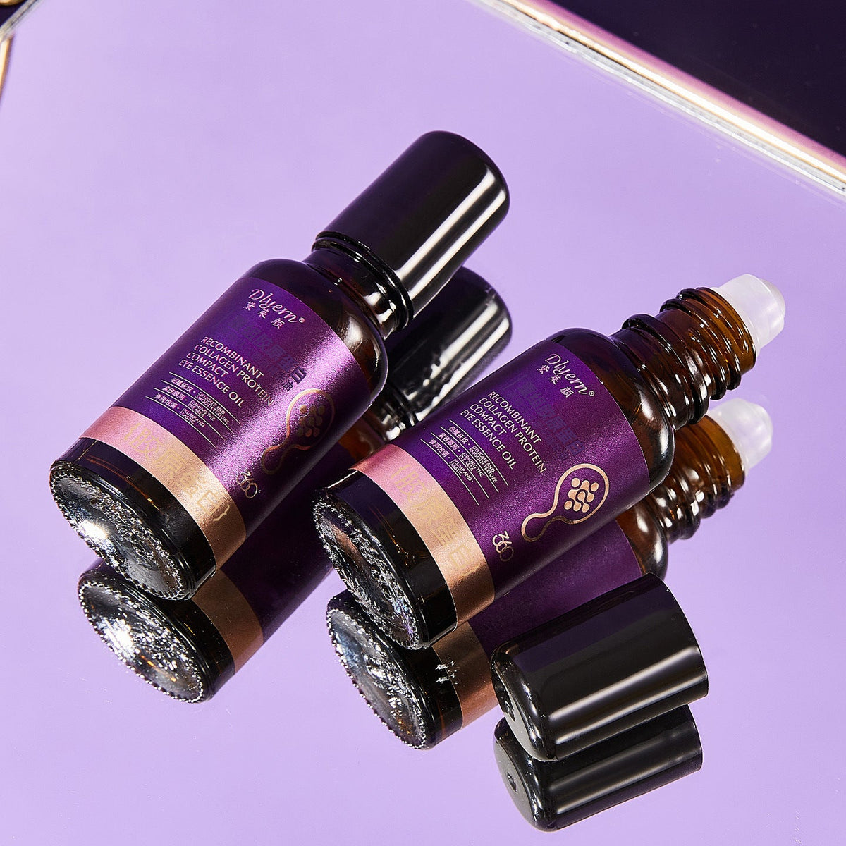 Dailaiyan Recombinant Collagen Exquisite Wrinkle Smoothing Eye Essence Oil Anti-Wrinkle Exquisite Softening Moisturizing Softening Eye Oil
