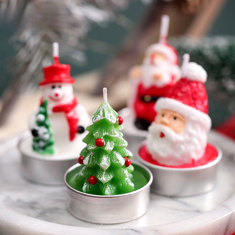 Byme Christmas Smokeless Scented Candles Creative Birthday Gifts Christmas Decorations Nordic Style Fragrance Ornaments