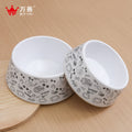 Melamine pet bowl wholesale ins style high-looking dog non-slip rice bowl medium and small dog Teddy golden retriever drop-resistant bowl