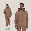 Cai Xiang Island Men's Clothing | Autumn and Winter Cross-Border American-Style Fleece Hoodie Men's Street Fashion Hooded Sweatshirt with Drawstring