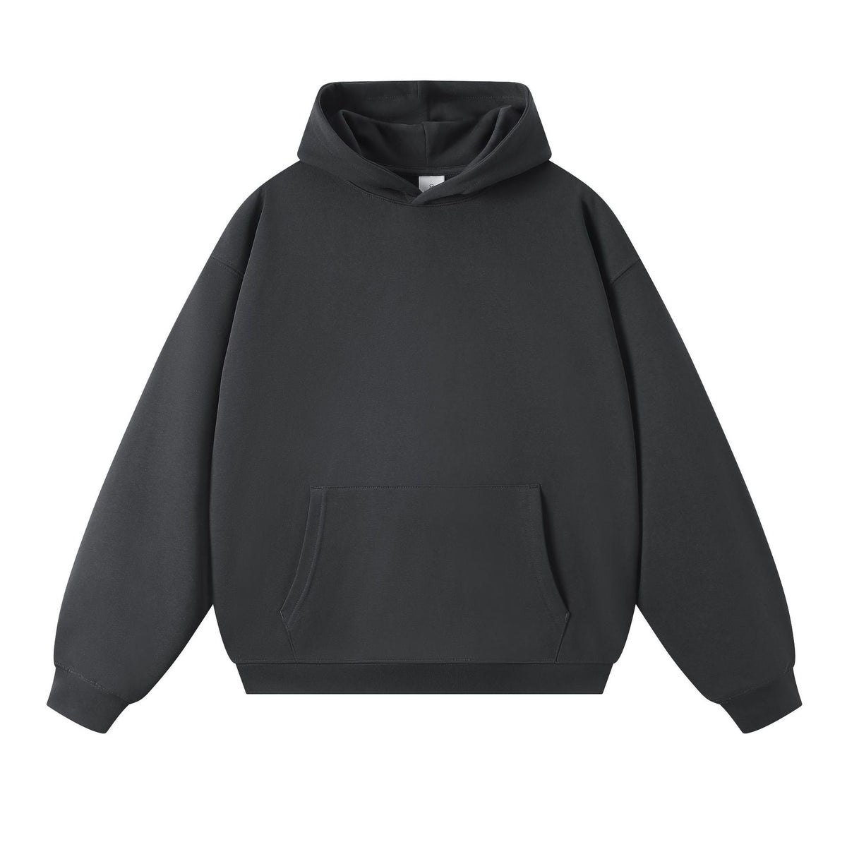 380g Heavyweight Terry Cordless Pullover Printed Off-Shoulder Hoodie Custom-Made Trendy Brand Hooded Sweatshirt with Custom Logo