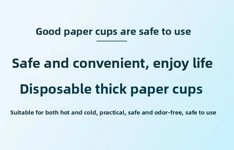 Disposable Paper Cups with Cute Cartoon Patterns for Commercial, Office, and Home Use, Food-Grade, 250ml, Thickened