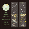 Carefully Selected Cross-Border Retr Ostory Rainy Night Series Journal Stickers, Laser Landscape Pet Tape, Reusable Stickers