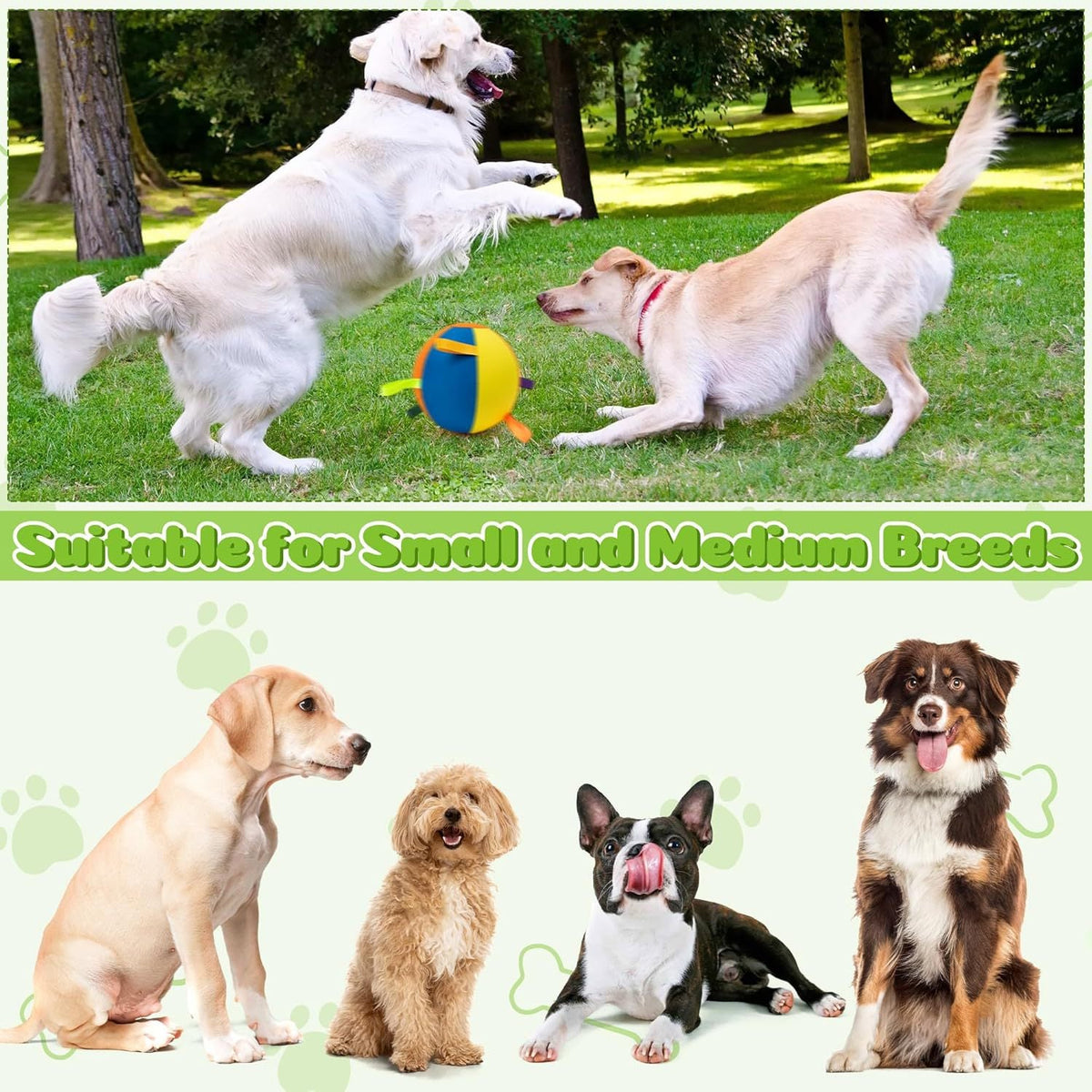 Cross-Border Sheep Horse Dog Herding Ball—Durable Solid Color Polyester Inflatable Training and Exercise Toy Pet Game Ball