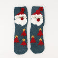 Christmas socks women's Christmas tree socks winter thick warm coral fleece sleep socks cartoon elk snowman