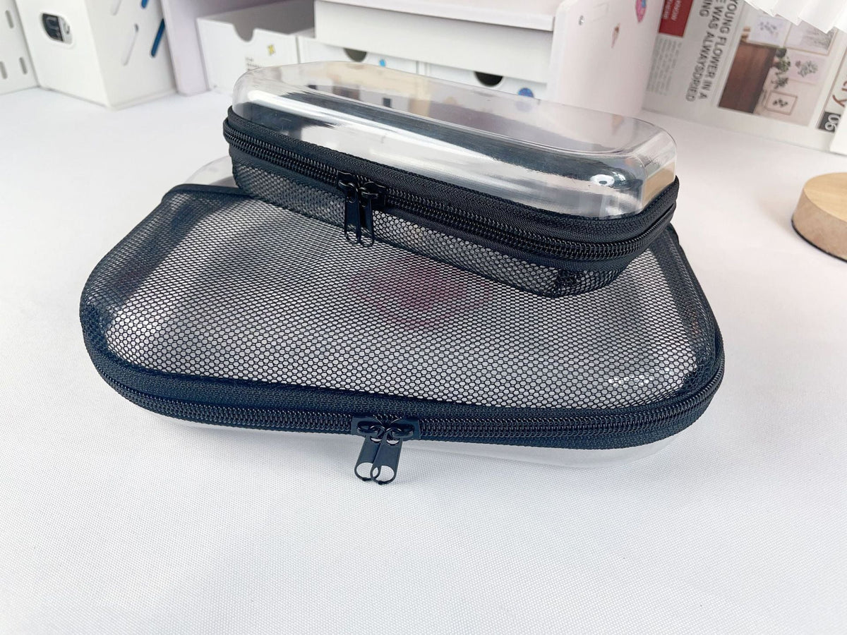 2025 Cross-Border Amazon Pet Mesh Tote Bag Zipper Mesh Storage and Sorting Bag Storage Bag Cross-Border Hot Seller