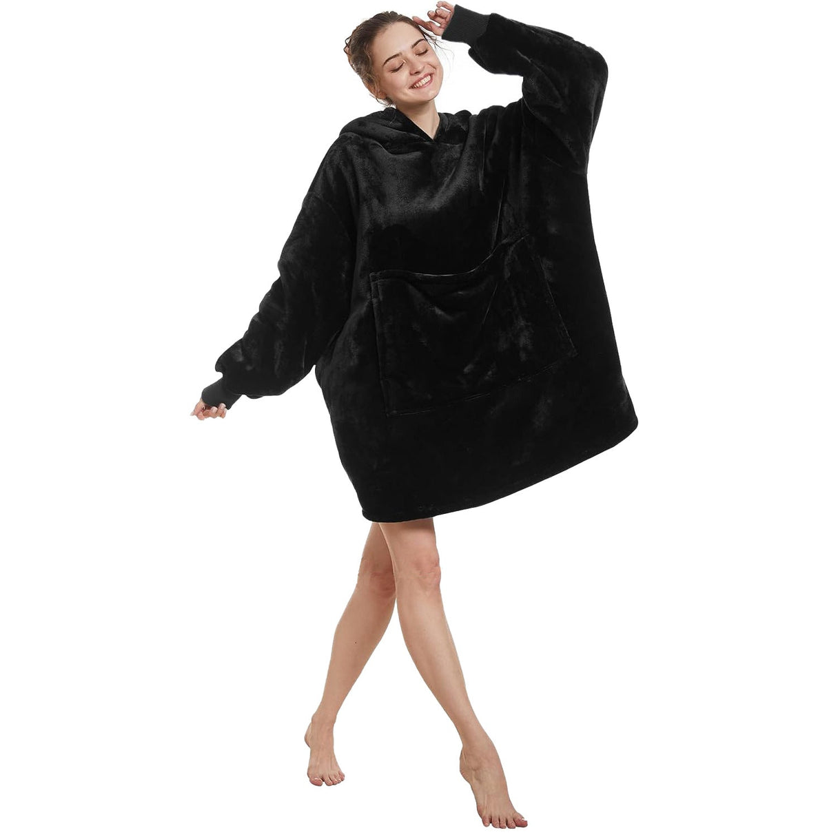 Amazon Hot Selling Autumn and Winter Flannel Double Layer Pajamas fleece-lined Warm Long Sleeve plus size Pet Bag Home Clothes