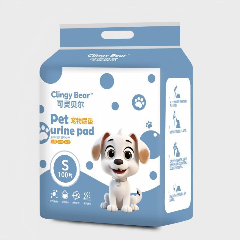 Pet Pee Pads, Thickened, Absorbent, Dry and Odor-Free, Suitable for Cats and Dogs, Disposable, Universal for Small Pets, Wholesale