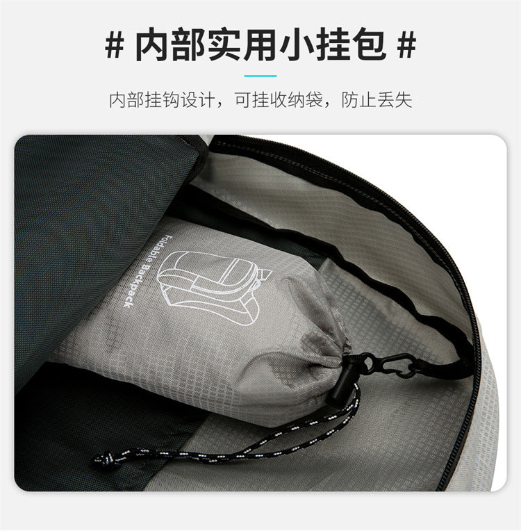 Cross-Border Outdoor Folding Backpack Waterproof Mountaineering Bag Backpack Folding Bag Outdoor Large Capacity Travel Backpack