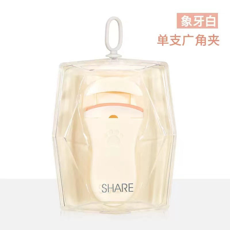 Snow Belle's New Cat Paw Eyelash Curler Wholesale Curling Tool Easy to Use with Silicone Strip Beauty Wide-Angle Eyelashes