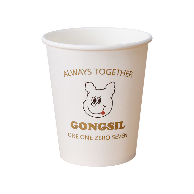 Disposable Thickened Household Food-Grade Paper Cups for Drinking Water, Making Tea, Entertaining Clients, Commercial Use, and Available for Wholesale