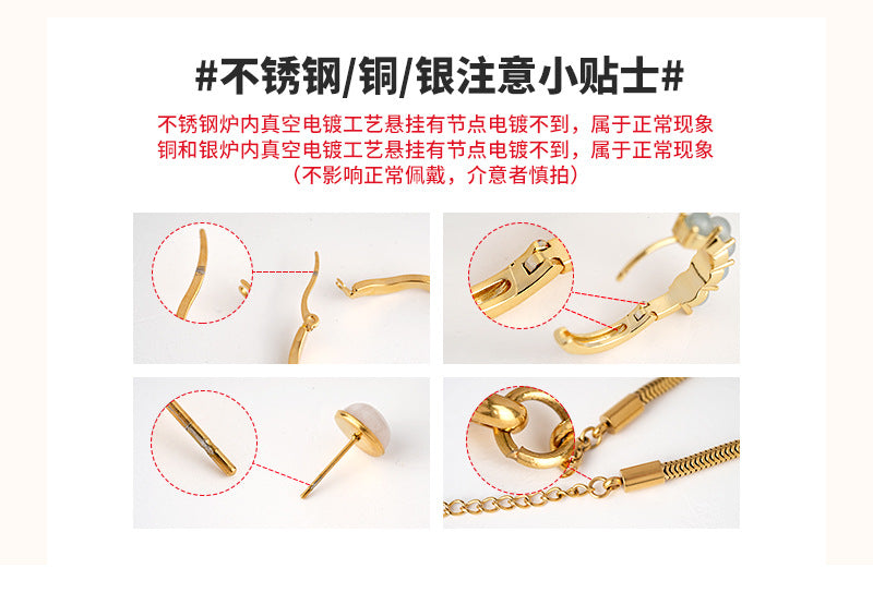Justop European and American Christmas Ornaments Christmas Tree Earrings Santa Claus Earrings Oil Dripping Pendant Holiday Gifts