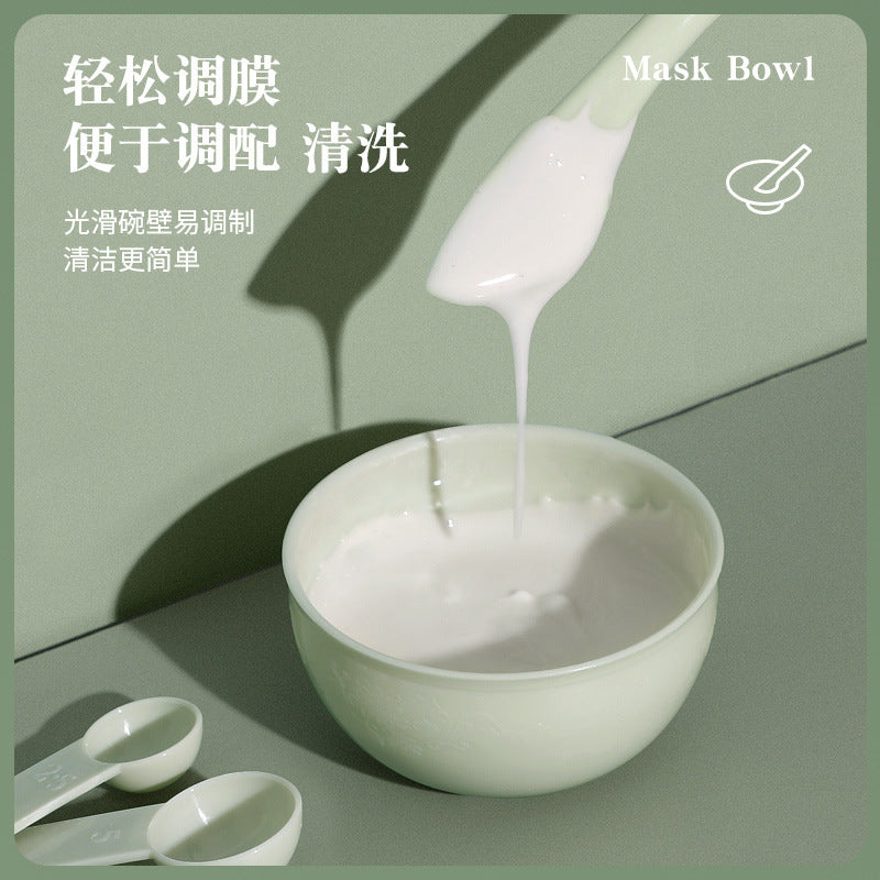 Keqi Makeup Set Bowl Mini DIY Mask Bowl Mixing Stick Homemade Mask Tool Beauty Bowl Waterproof Skin Care