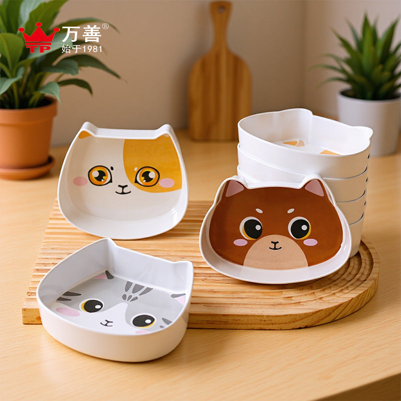 Cross-border cute cute neck protection pet bowl drinking bowl food bowl cat eating bowl is not easy to knock over cat bowl cat food bowl