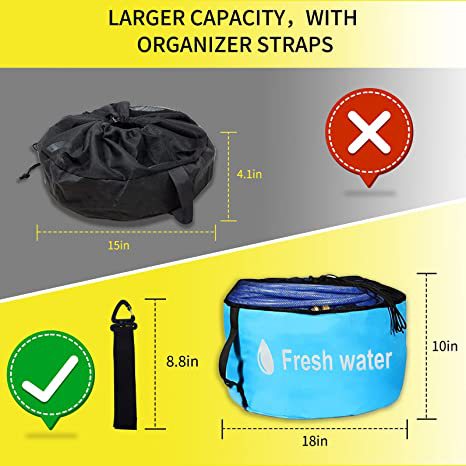 Cross-Border Rv Outdoor Hose Bag, Outdoor Travel Waterproof Hose Storage Bag, Dustproof Storage Bag for Wires and Miscellaneous Items