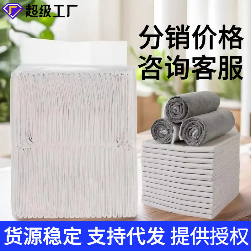 Dropshipping Pet Pee Pads with Bamboo Charcoal Deodorization, Thickened and Highly Absorbent, Disposable Pee Pads for Cats and Rabbits, Wholesale
