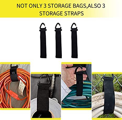 Cross-Border Rv Outdoor Hose Bag, Outdoor Travel Waterproof Hose Storage Bag, Dustproof Storage Bag for Wires and Miscellaneous Items