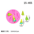 Christmas Theme Silicone Mold Snowflake Christmas Tree Snowman Gingerbread Man Creative Baking Decoration Liquid Silicone Mold