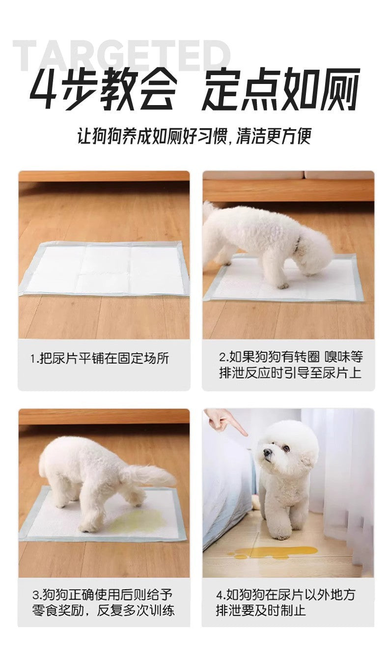 Cross-Border E-Commerce Dog Pee Pads, Thickened Deodorizing Disposable Diapers, Pet Urine-Absorbing Pads for Rabbits and Cats