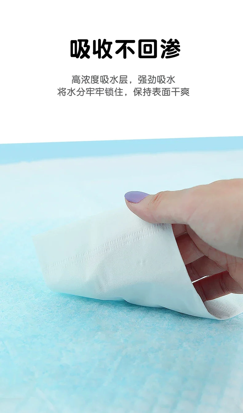 Pet Pee Pads, Dog Pee Pads, Thickened Deodorizing Bamboo Charcoal Adhesive-Backed Absorbent Disposable Diapers, Wholesale